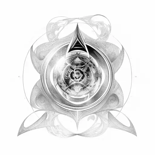 Leo And Virgo Synbol With Arianna And Giorgia Names Wrapped Around Symbol