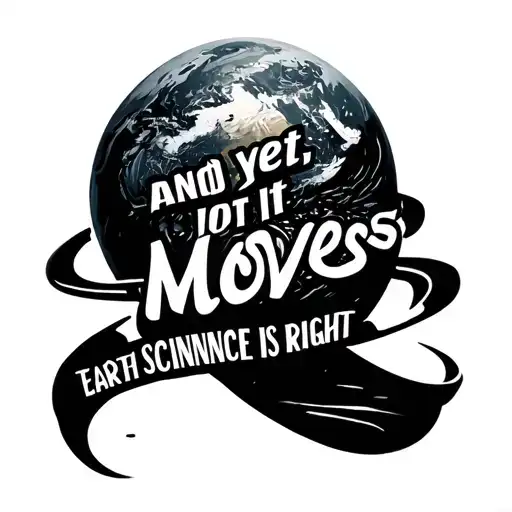 `And Yet It Moves` Quote That Includes Earth Spinning Approach That Science Is Right