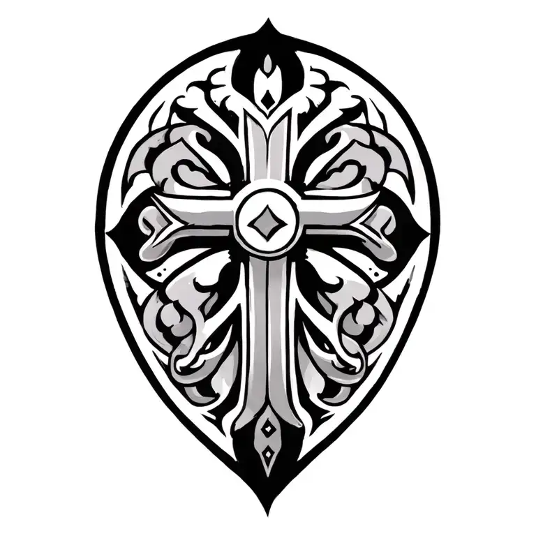 Byzantine Cross Made