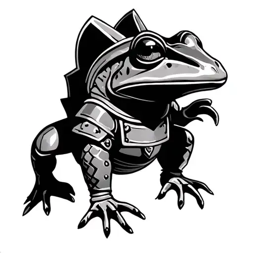 Frog In Templar Armour