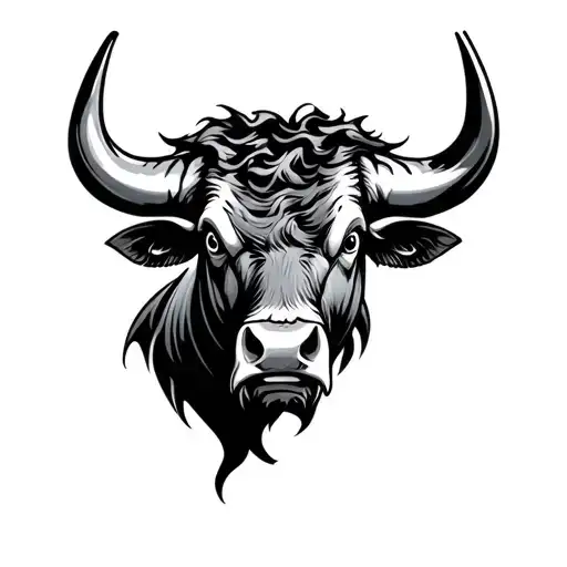 Agressive Bull Head