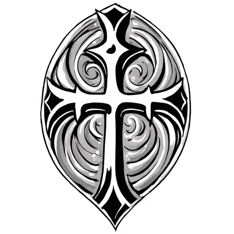 Simple Byzantine Cross Made Only