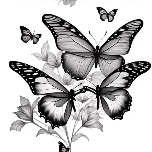 Butterflies Fluttering Collarbone