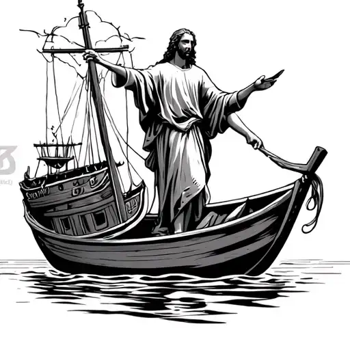 Christian Faith Taking Steps Of Faith Out Of Boat