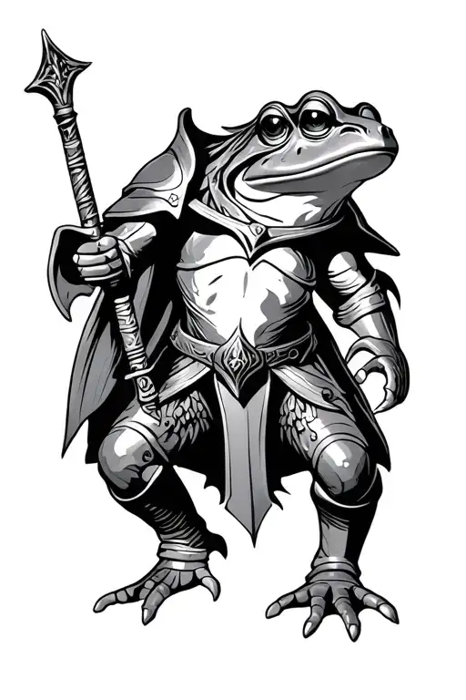 Dark Fantasy Frog Knight
