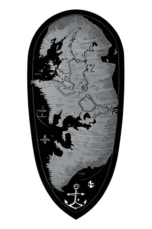 Nautical Map Symbolizing