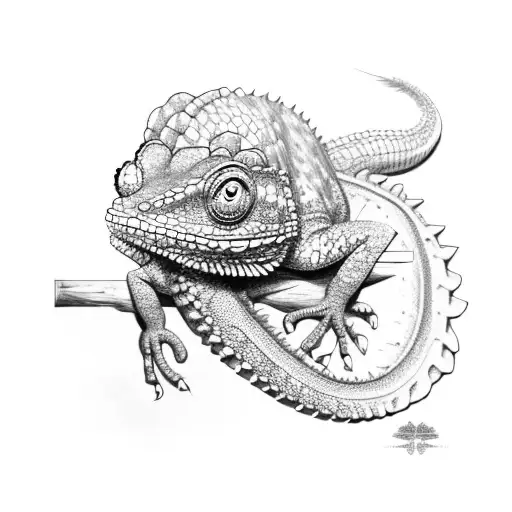 A Chameleon A Dragon And A Bear