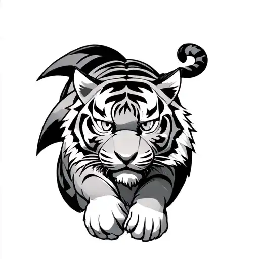 Sonic Riding A Tiger