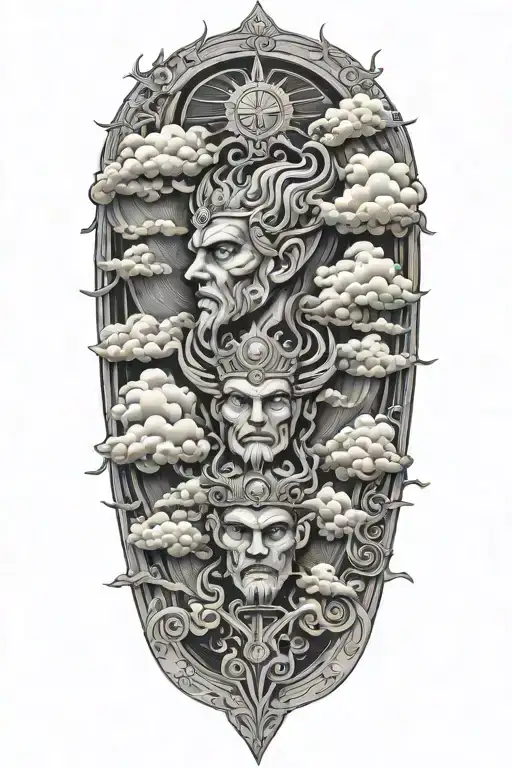 Zues And Storm Clouds