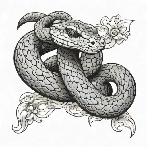 Snake In Figue Eight