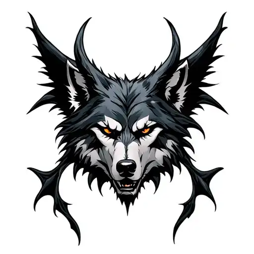 Wolf Vampire Aquarius Zodiac Sign