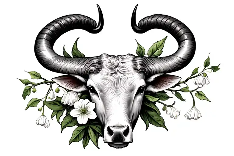 Liliy Of The Valley And Taurus Symbol
