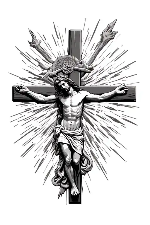 Surrounding Jesus Cross