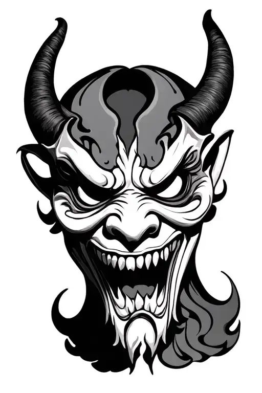 Whispering Demon Mask