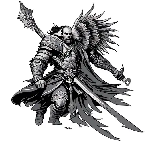 Warrior At The Ready Bur My