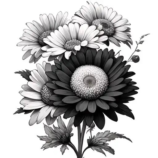 Chrysanthemum And Daisy And Cosmos Flower