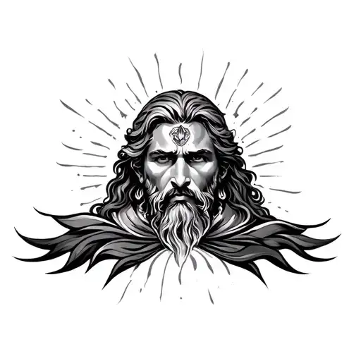 Spiritual Son Tattoo Designs For Father