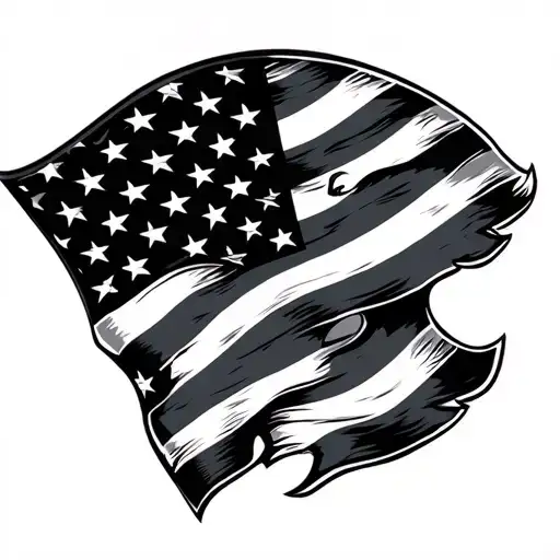 New Zealand And United States Flag Intertwined