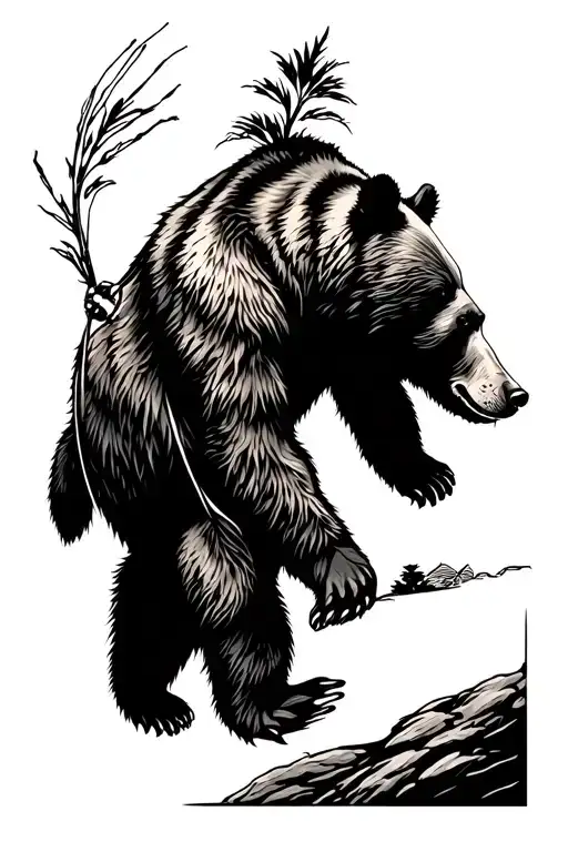 Native Bears Climbing