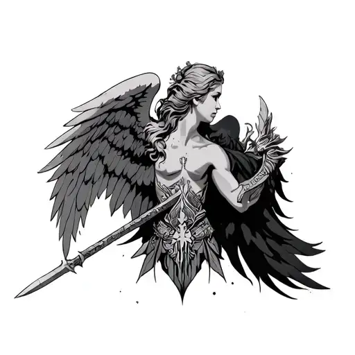 Angelic And Warrior Symbolism