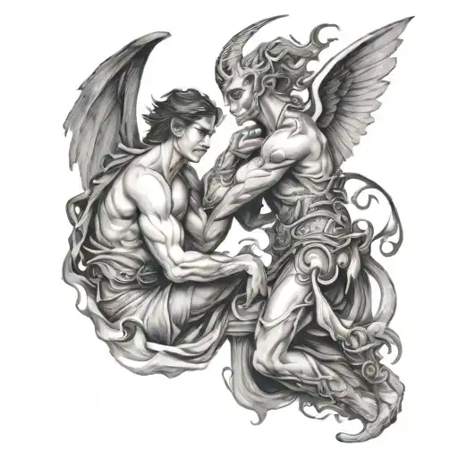 A Spirtitual Battle Between Good And Evil