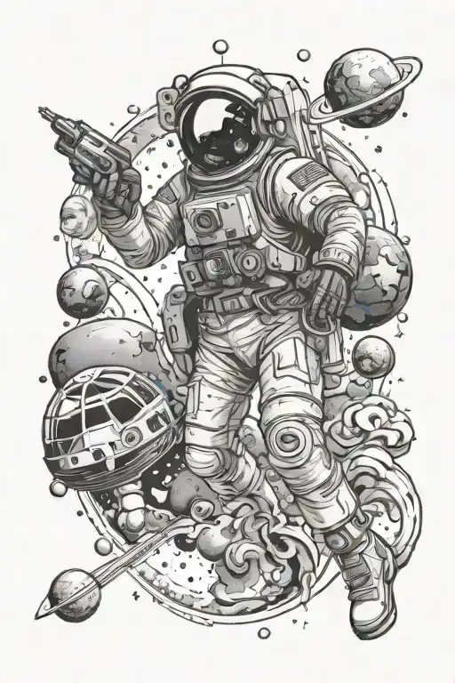 Realistic Space Themed