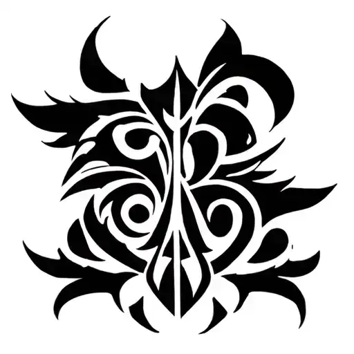 Tribal Inscription Of An Indigenous Filipino Tribe