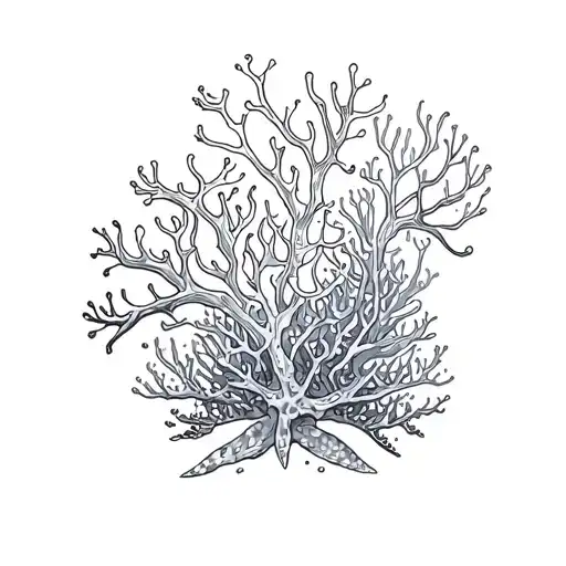 Coral Reef Saltwater Ocean Scene