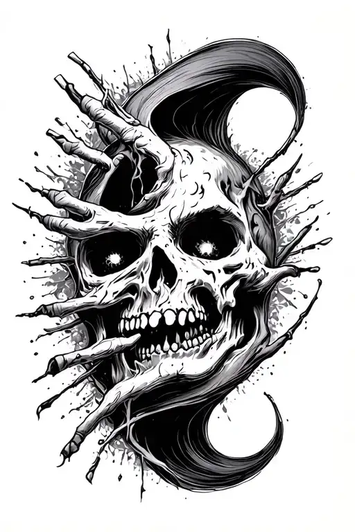 Abstract Representation Of Pain Hurt Torture