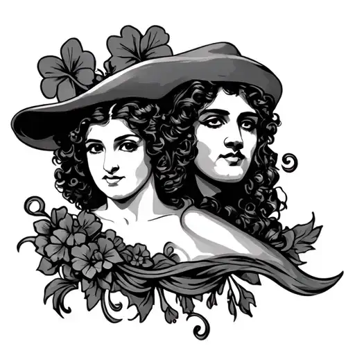 Sicilian And Irish Pride Tattoo Design