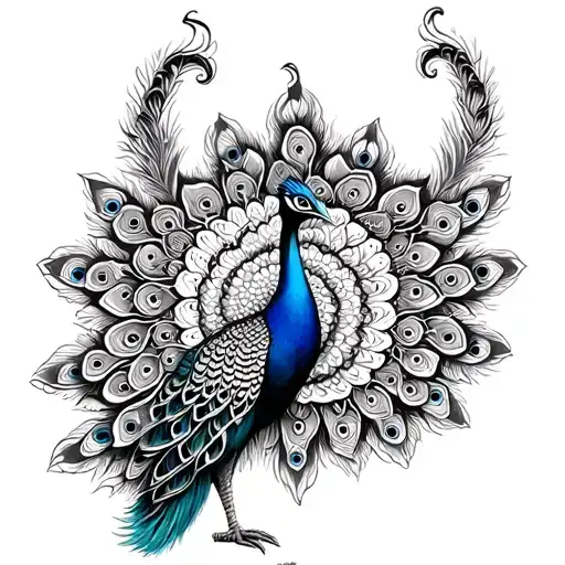 Peacock Mandala