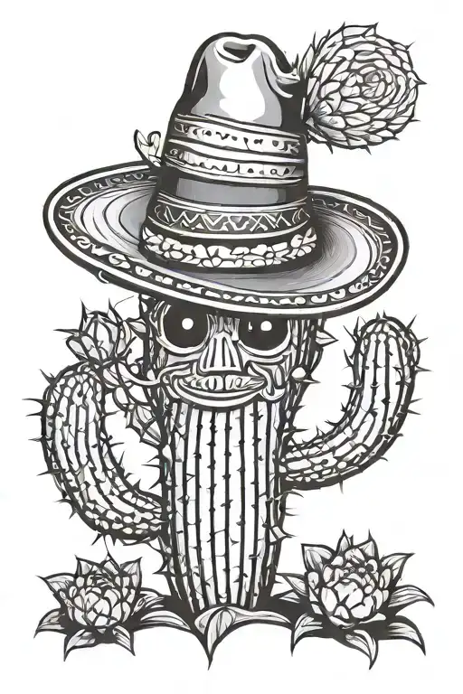 Cactus Wearing A Sombrero