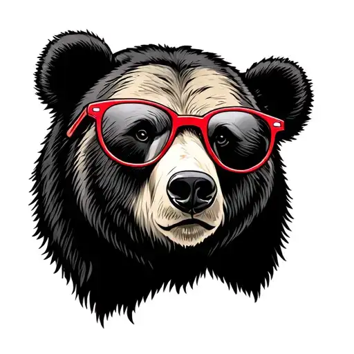Cool Bear Glasses