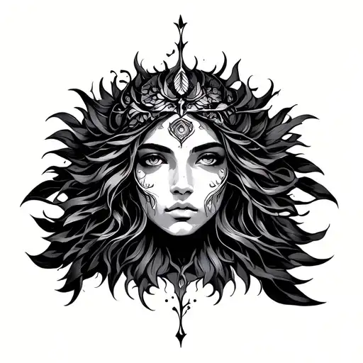 Gemini Tattoo Design Inspired