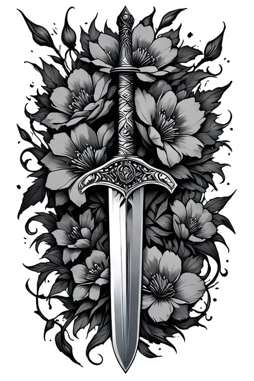 Flowers Sword Emerging