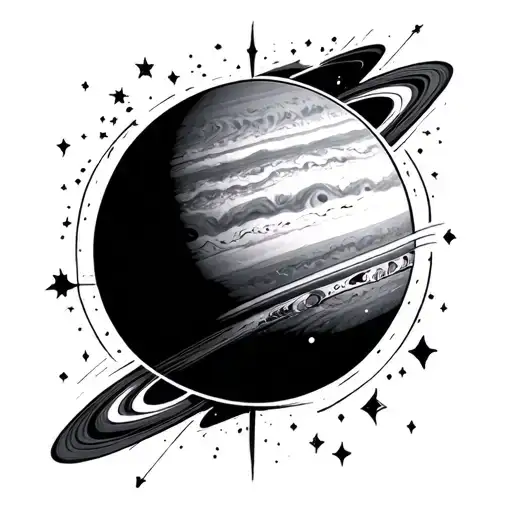 Jupiter Looking At Space