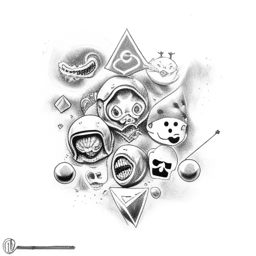 A Group Of Friends Playing Games And Having Fun In A Blue-themed