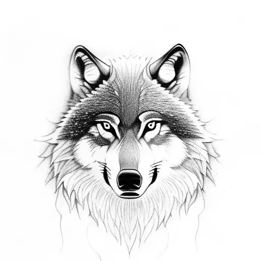 A Majestic Wolf Emerging From A Dense Forest With A Full Moon In The Background