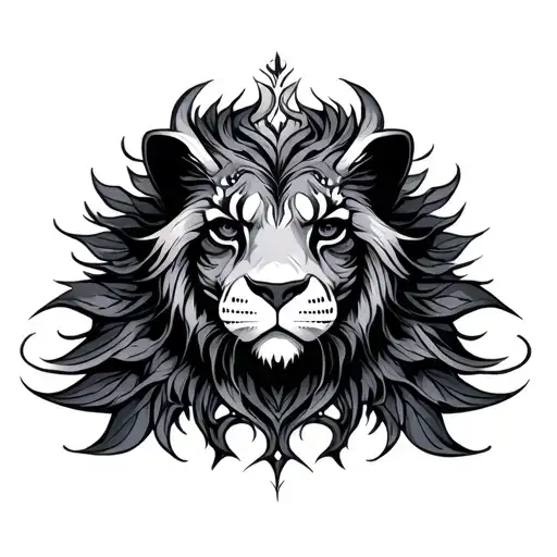 Gemini Tattoo Design Animal