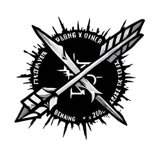 Arrow With Breaking Benjamin Logo Incorporated