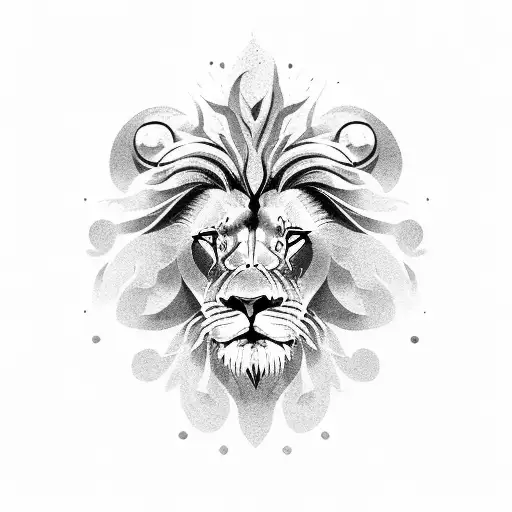 A Lion Doinga Deadlift