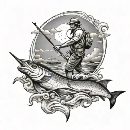 Father In Heaven Loved Fishing And The Sea
