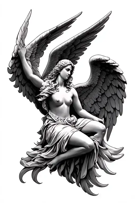 Elegant Guardian Angel