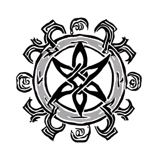 Anarchist Tibetan Buddhist Tattoo Dharma Eternal Endless Knot