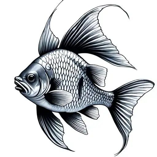 2 Fish Swimming In The Same Direction