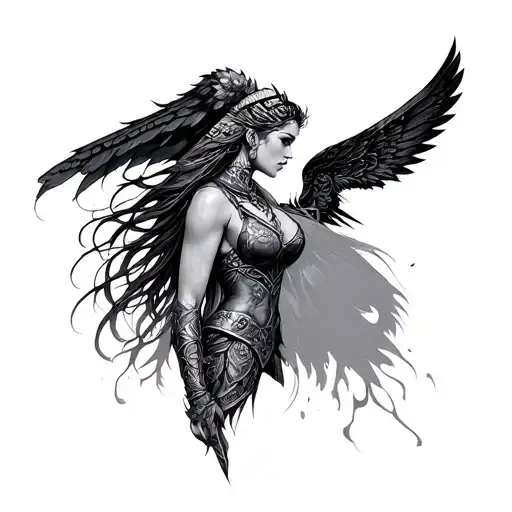 Valkyrie Warrior Woman Modern Twist Inspired