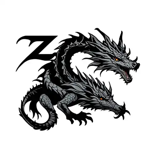 Word Zach With A Dragon