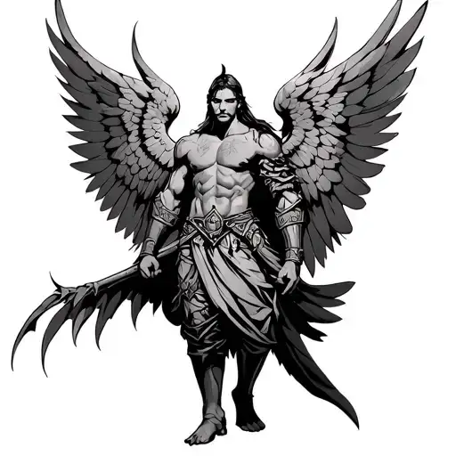 Winged Warrior Standing