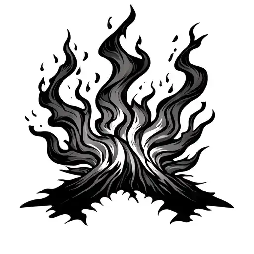 Rising From Ashes Symbolizing Overcoming