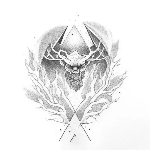 The Four Nature Elements On The Forearm